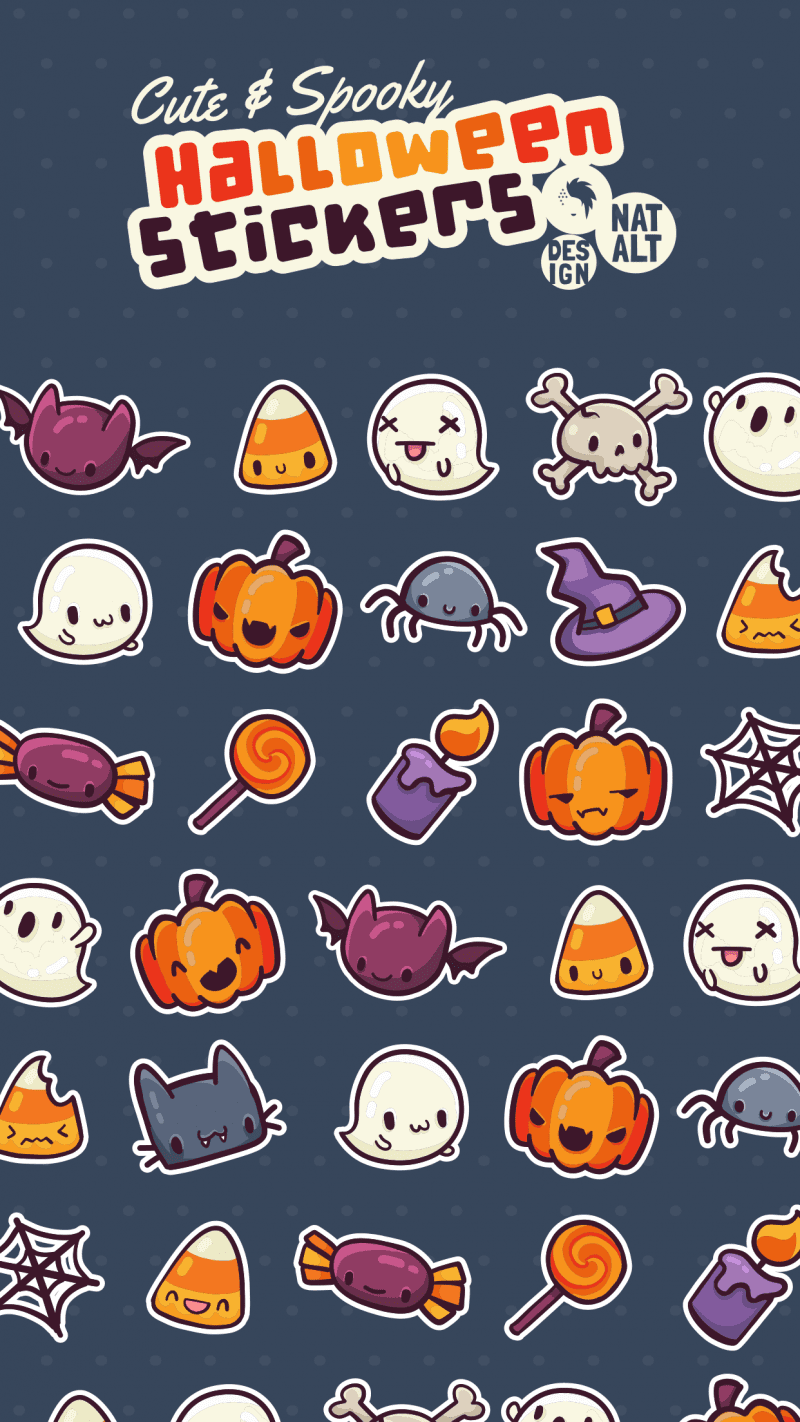  Cute Halloween Stickers  NatAlt