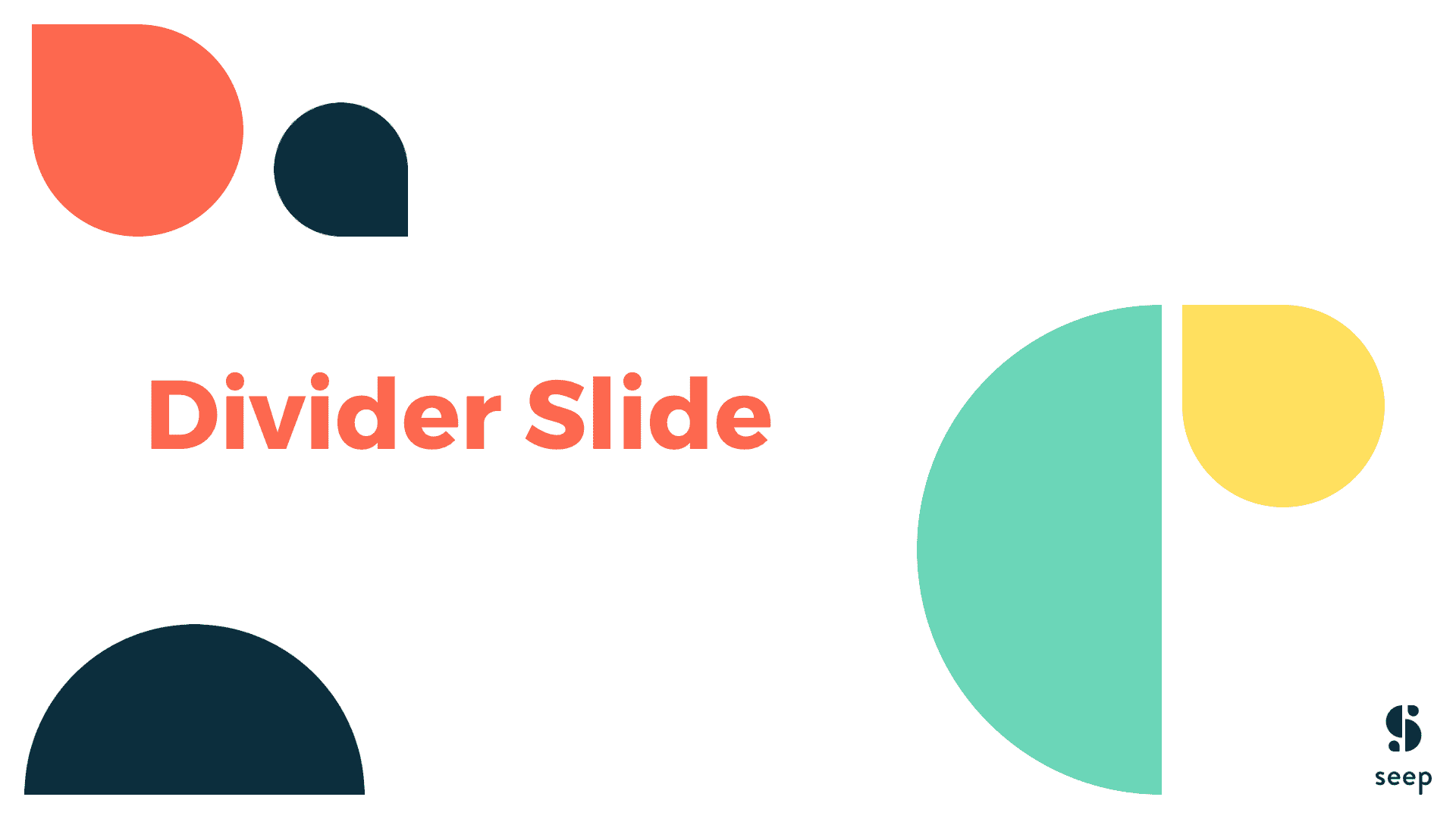 Seep presentation deck slide design