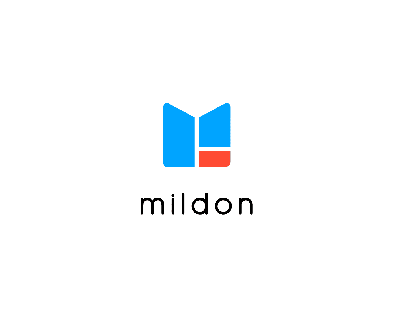 Mildon logo on white